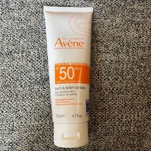 Avène Mineral Sunscreen Face and Body Lotion SPF 50